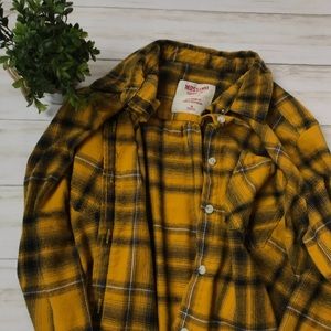 ✩ Mossimo ✩ yellow flannel